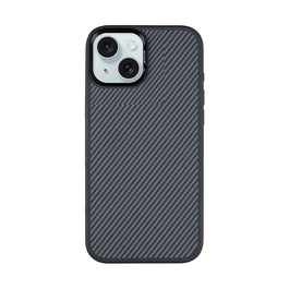 Rixus Mag Carbon With MagSafe Compatible For Apple iPhone 14 Titanium Black