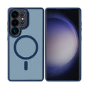 Rixus Classic 04 Case With MagSafe For Samsung Galaxy S25 Ultra S938B Dark Blue