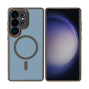 Rixus Classic 04 Case With MagSafe For Samsung Galaxy S25 Ultra Brown