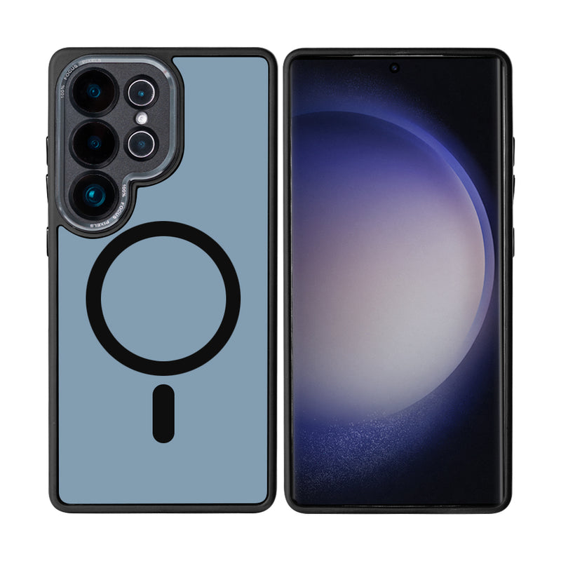 Rixus Classic 04 Case With MagSafe For Samsung Galaxy S25 Ultra S938B Black