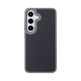 Rixus Mag Carbon With MagSafe Compatible For Samsung Galaxy S25 Plus Titanium Grey