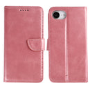 Rixus Bookcase For iPhone 16e Pink