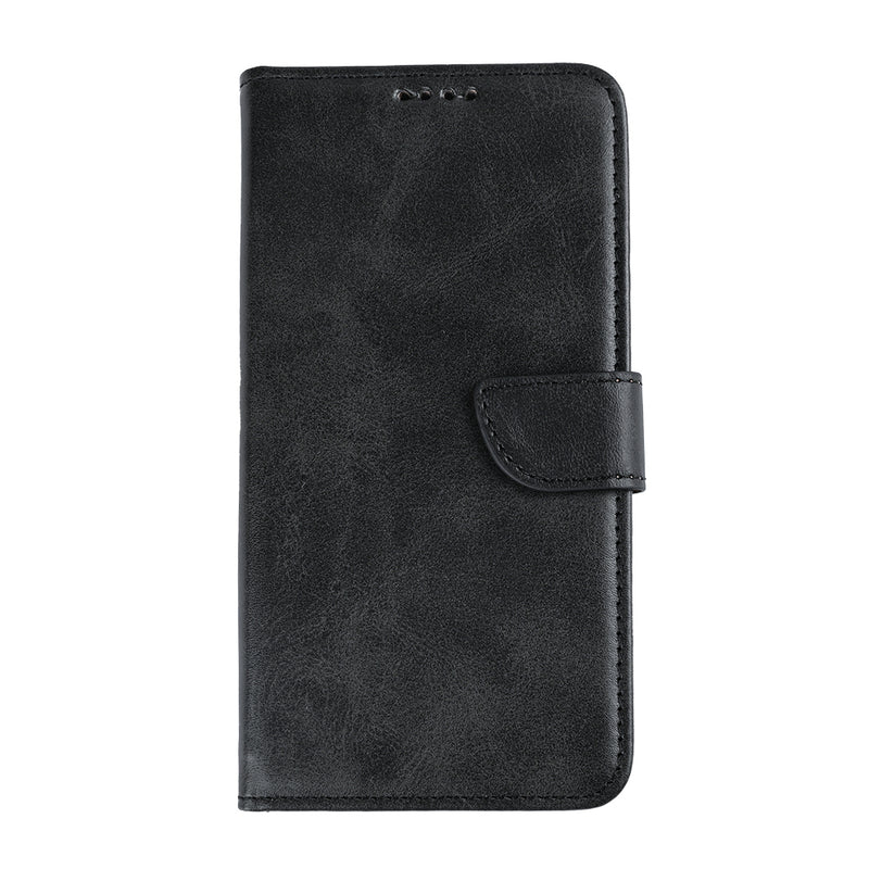 Rixus Bookcase For iPhone 16e Black