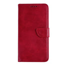 Rixus Bookcase For iPhone 16e Dark Red