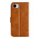Rixus Bookcase For iPhone 16e Light Brown
