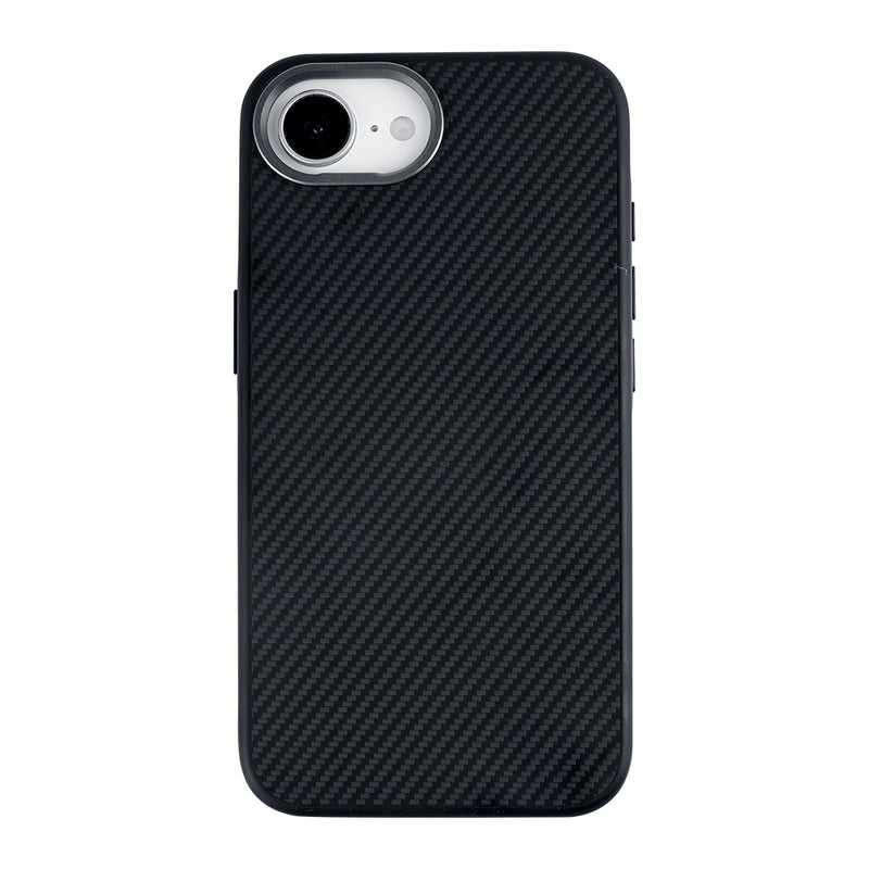 Rixus Mag Carbon With MagSafe For iPhone 16e Titanium Black