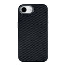 Rixus Mag Carbon With MagSafe For Apple iPhone 16e Titanium Black