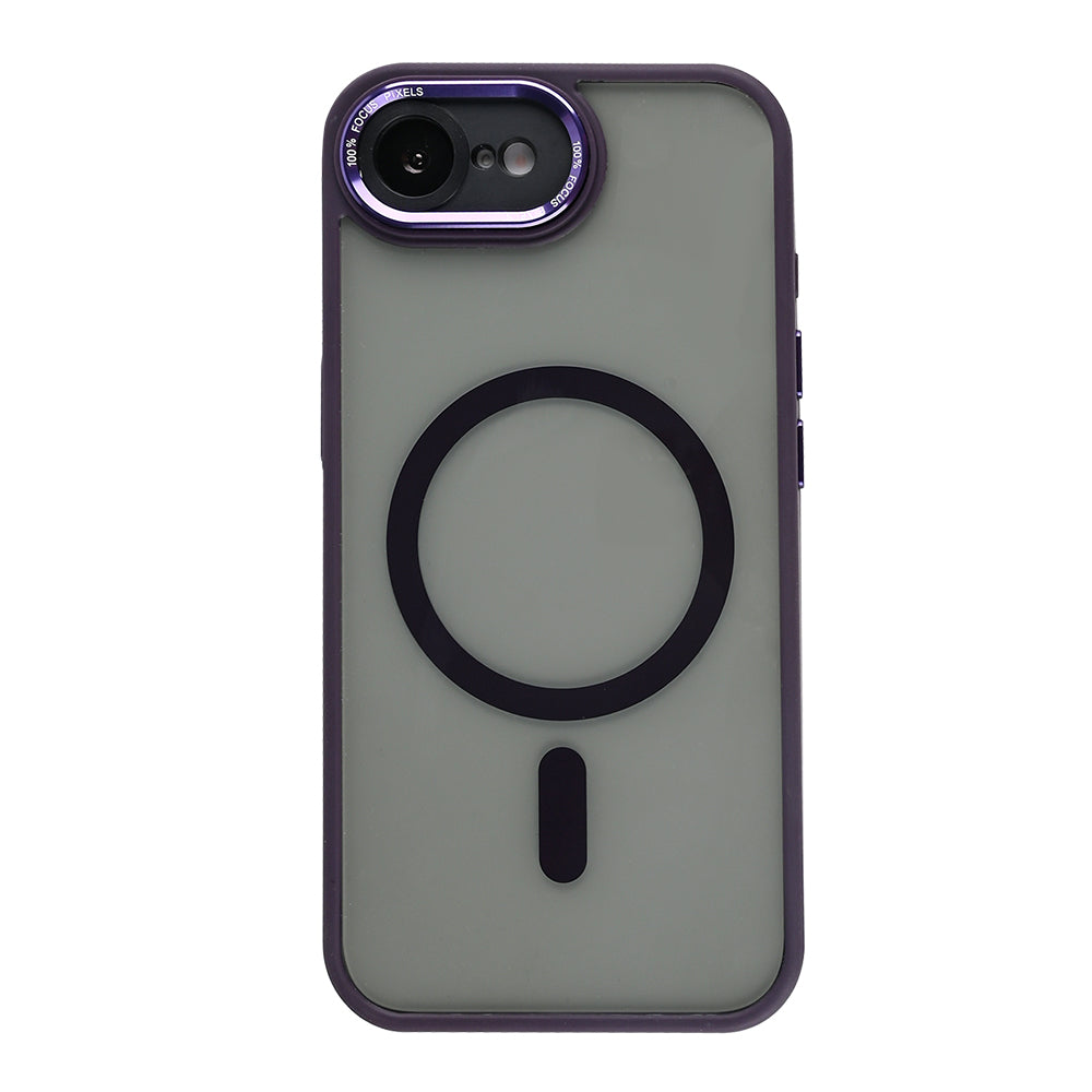 Rixus Classic 04 Case With MagSafe Compatible For Apple iPhone 16e Purple