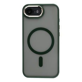Rixus Classic 04 Case With MagSafe Compatible For Apple iPhone 16e Dark Green