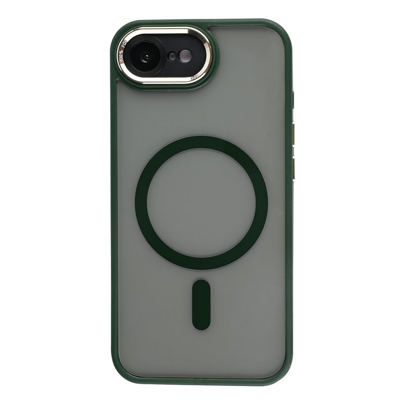 Rixus Classic 04 Case With MagSafe For iPhone 16e Dark Green