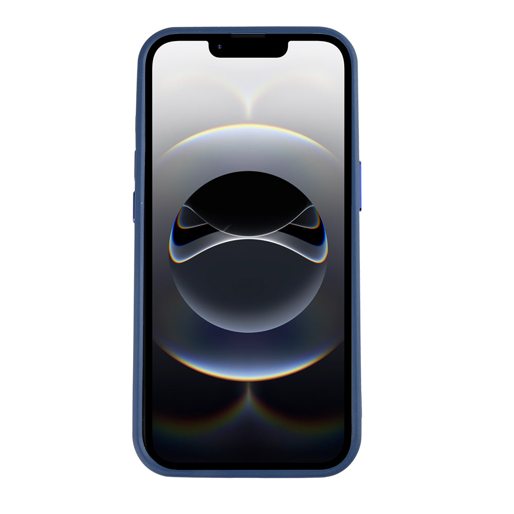 Rixus Classic 04 Case With MagSafe Compatible For Apple iPhone 16e Dark Blue