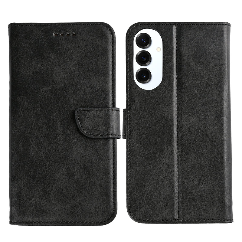 Rixus Bookcase For Samsung Galaxy S25 Edge S937B Black