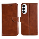 Rixus Bookcase For Samsung Galaxy S25 Edge S937B Brown