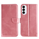 Rixus Bookcase For Samsung Galaxy S25 Edge S937B Pink