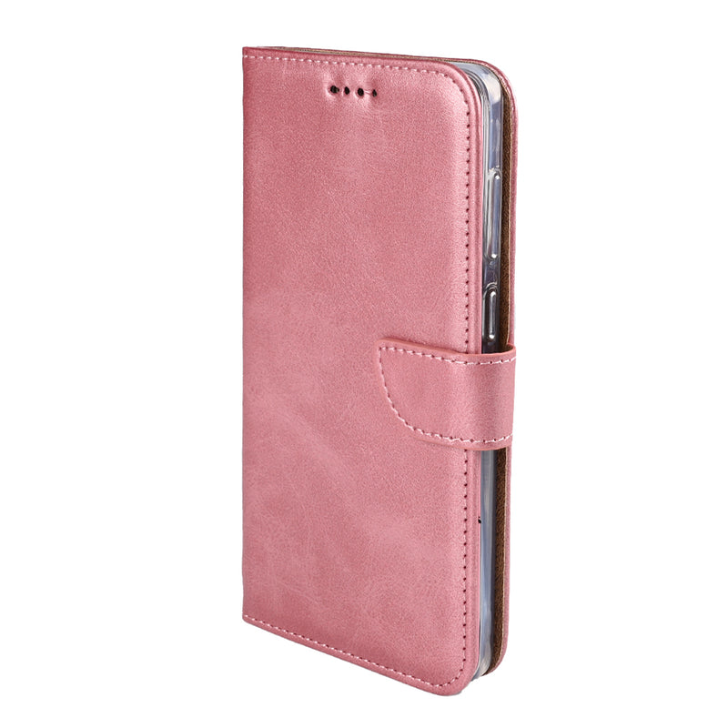 Rixus Bookcase For Samsung Galaxy S25 Edge S937B Pink