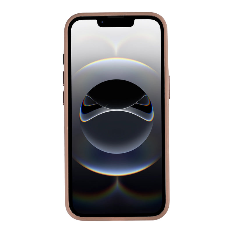 Rixus Mag Carbon With MagSafe For iPhone 16e Brown