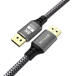 Rixus RXDC03 Display Port Cable DP To DP 2m 8K