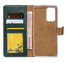 Rixus Bookcase For Apple iPhone 13 Mini Dark Green
