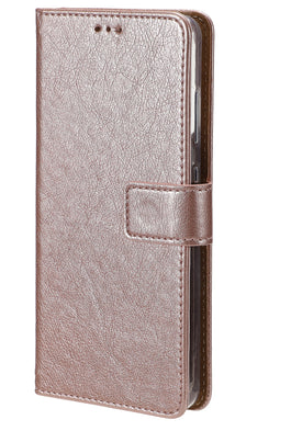 Rixus Bookcase For Apple iPhone 13 Pro Light Pink