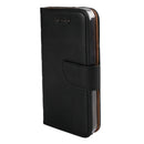 Rixus Bookcase For Apple iPhone 5, 5S Black