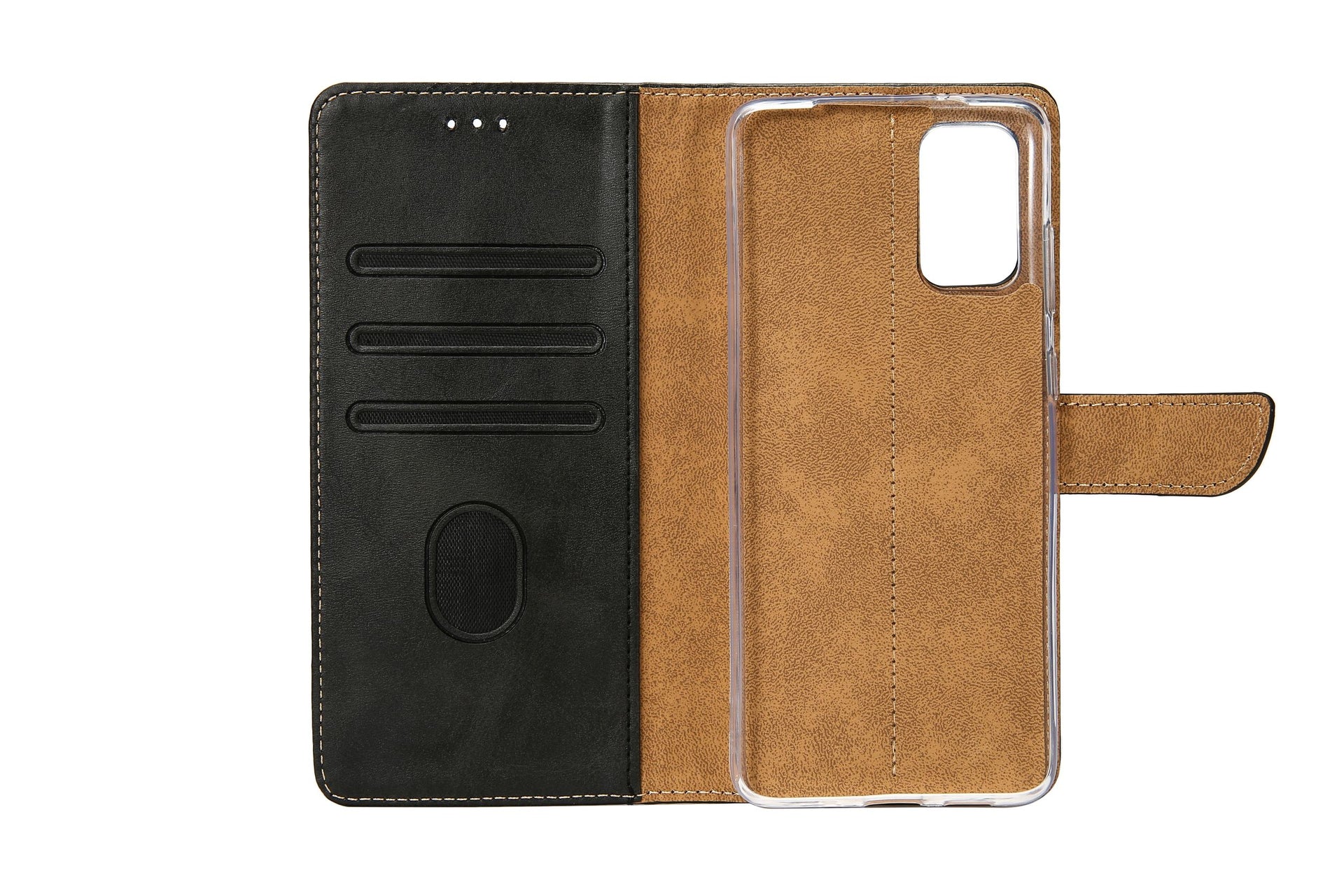 Rixus Bookcase For Apple iPhone XR Black
