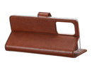 Rixus Bookcase For Samsung Galaxy A02 Brown