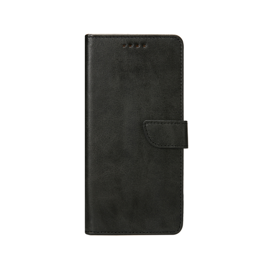 Rixus Bookcase For Samsung Galaxy A12 Black