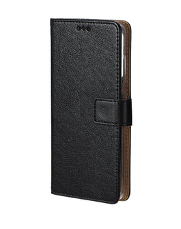 Rixus Bookcase For Samsung Galaxy A20 Black