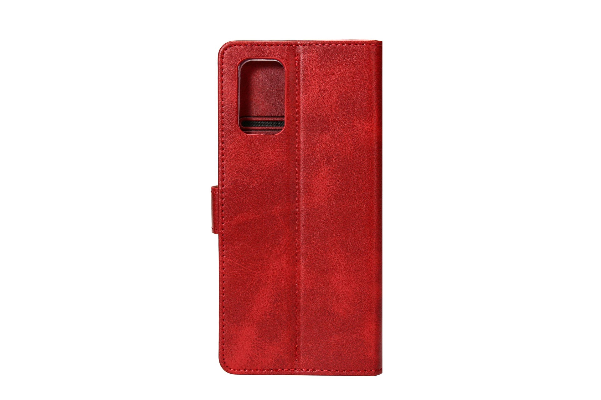 Rixus Bookcase For Samsung Galaxy A20 Dark Red