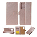 Rixus Bookcase For Samsung Galaxy A22 5G Pink