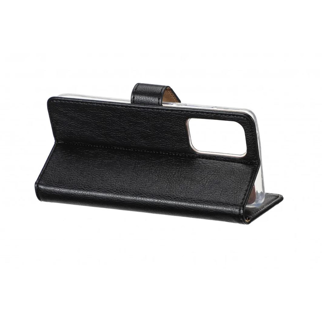 Rixus Bookcase For Samsung Galaxy A31 Black