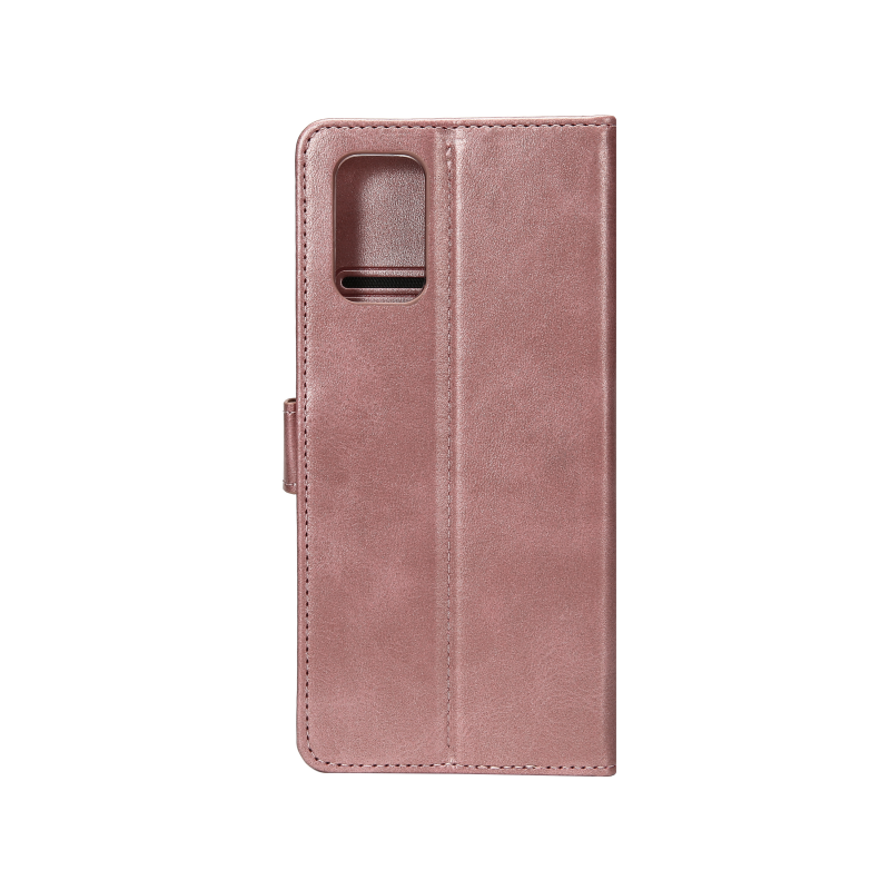 Rixus Bookcase For Samsung Galaxy A41 Pink
