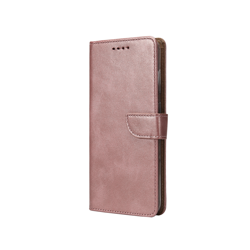 Rixus Bookcase For Samsung Galaxy A41 Pink