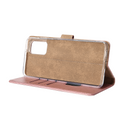 Rixus Bookcase For Samsung Galaxy A41 Pink