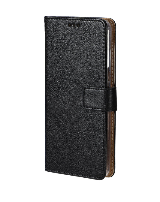 Rixus Bookcase For Samsung Galaxy A9 (2018) Black