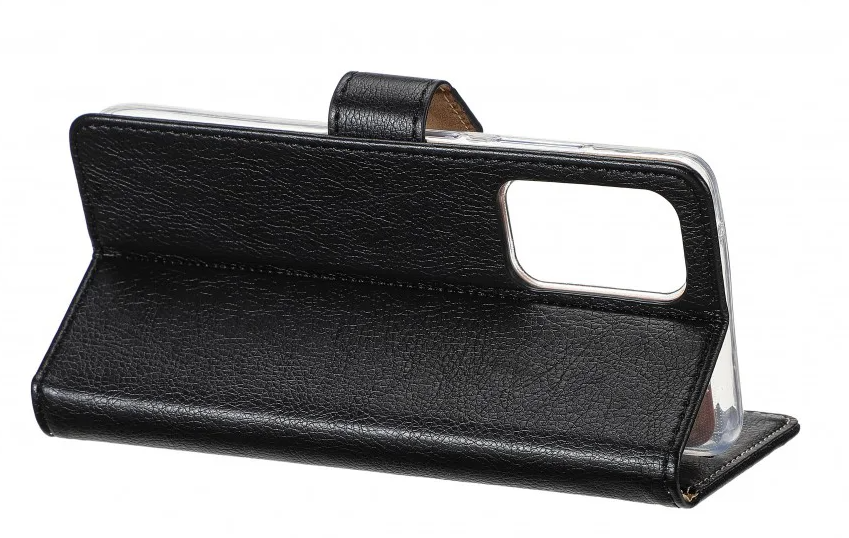 Rixus Bookcase For Samsung Galaxy A90 5G Black