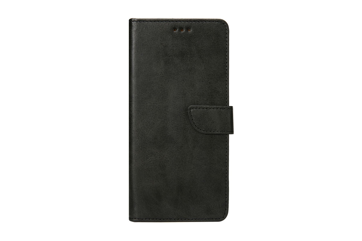 Rixus Bookcase For Samsung Galaxy S20 Plus 4G, S20 Plus 5G Black