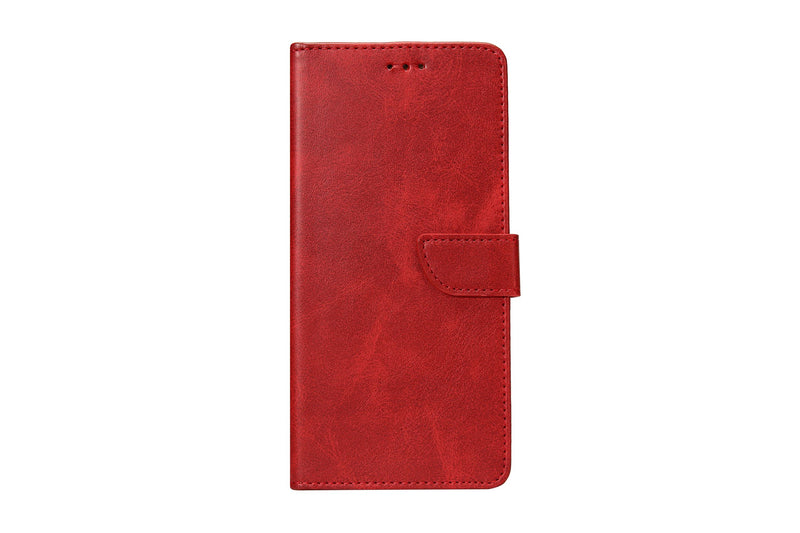 Rixus Bookcase for Samsung Galaxy S20 Plus 4G G985F Dark Red