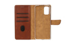 Rixus Bookcase For Samsung Galaxy S21 5G Brown