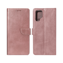 Rixus Bookcase For Samsung Galaxy S22 Ultra 5G Pink
