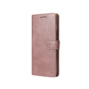 Rixus Bookcase For Samsung Galaxy S22 Ultra 5G Pink