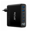 Rixus RX110 PD Gan Charger 140W Black