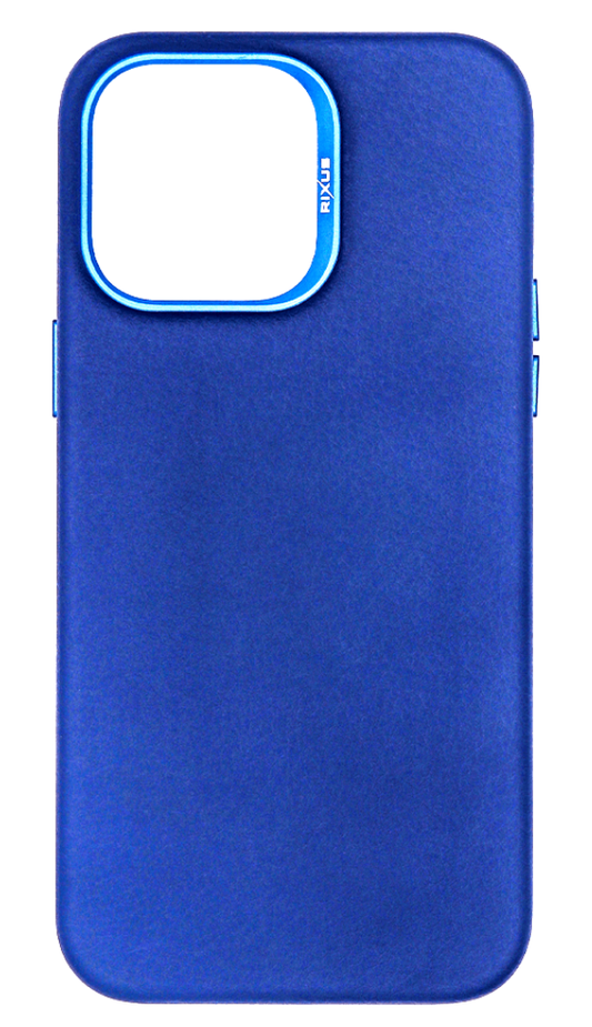 Rixus Classic 02 Case With MagSafe Compatible For Apple iPhone 14 Pro Max Blue