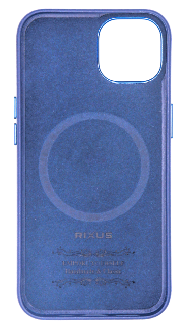 Rixus Classic 02 Case With MagSafe For iPhone 14 Pro Max Blue
