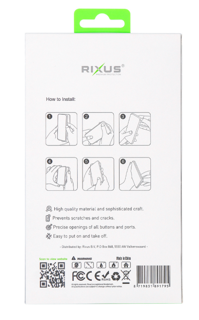 Rixus Classic 02 Case With MagSafe For iPhone 14 Pro Max Blue