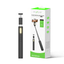 Rixus RXSF31 Integrated Selfie Stick With LED Lights Black