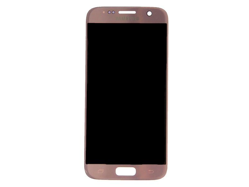 Samsung Galaxy S7 G930F Display And Digitizer Without Frame Pink Gold Service Pack