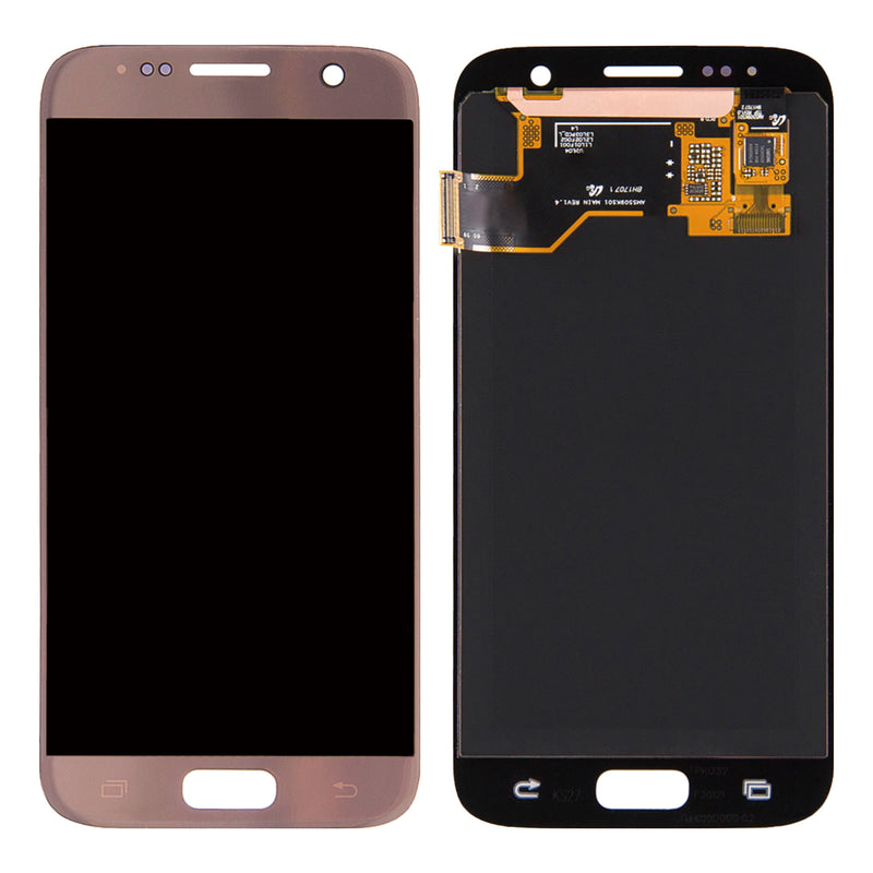 Samsung Galaxy S7 G930F Display And Digitizer Without Frame Pink Gold Service Pack