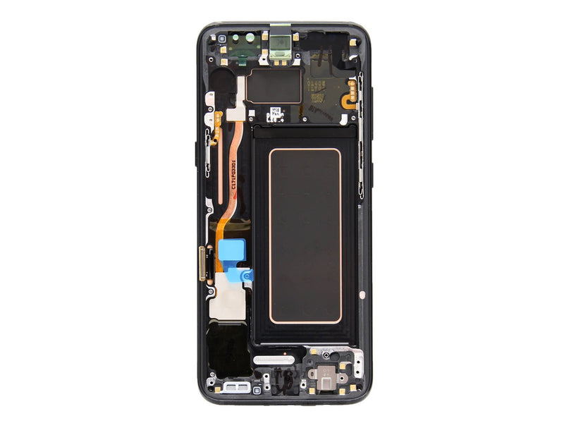 Samsung Galaxy S8 G950F Display and Digitizer With Frame Black Service Pack