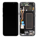 Samsung Galaxy S8 G950F Display and Digitizer With Frame Black Service Pack